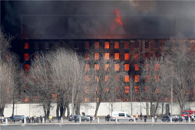 RUSSIA FACTORY FIRE