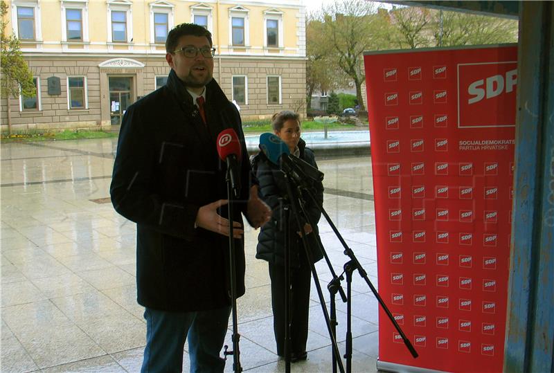 Slavonski Brod: Konferencija za medije SDP-a