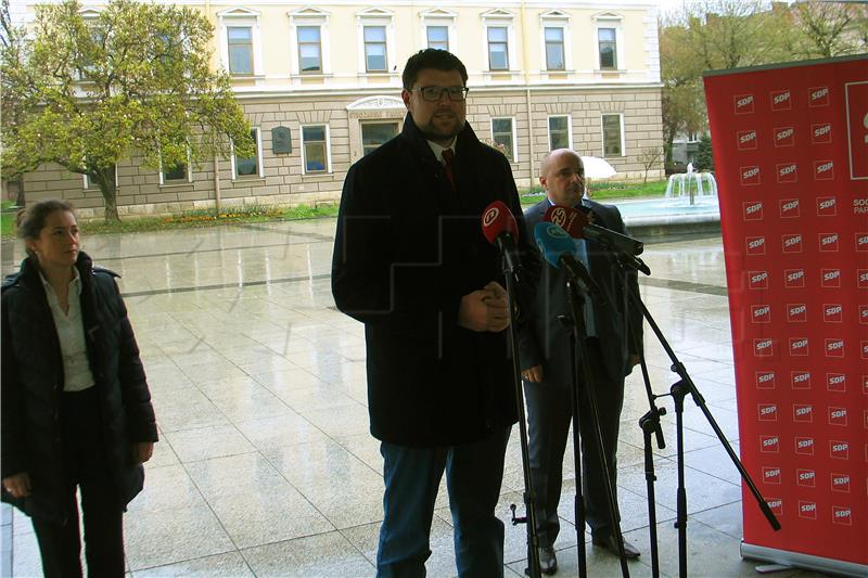 Slavonski Brod: Konferencija za medije SDP-a