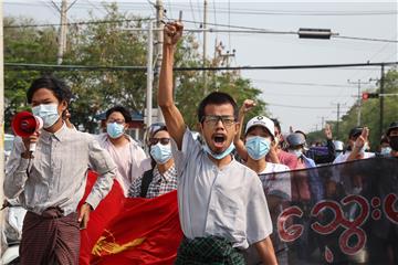 MYANMAR MILITARY COUP PROTEST