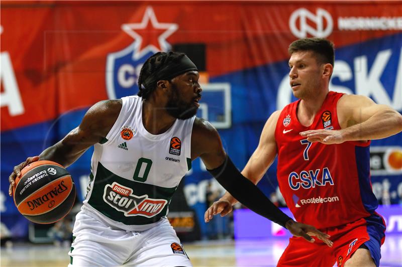 Euroliga: CSKA - Panathinaikos 93-86