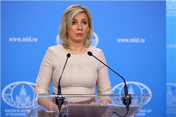 RUSSIA USA DIPLOMACY ZAKHAROVA BRIEFING