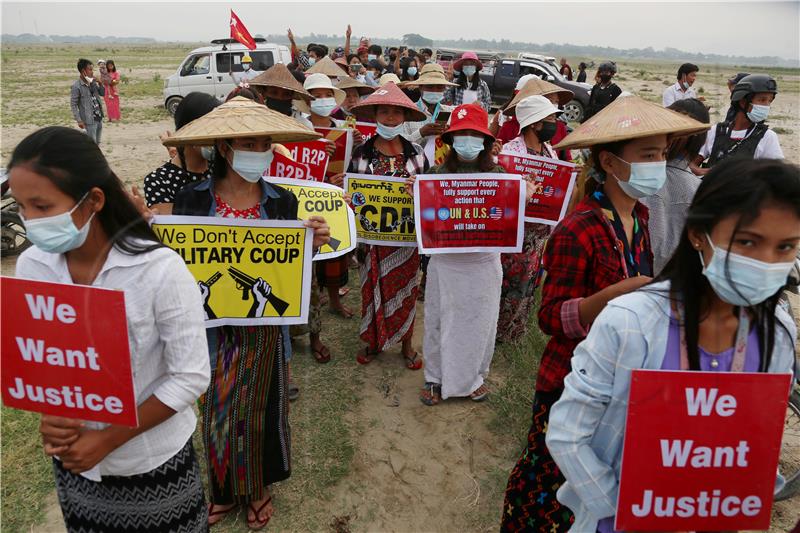 MYANMAR MILITARY COUP PROTEST