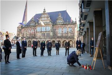 GERMANY PANDEMIC CORONAVIRUS COVID19 MOURNING