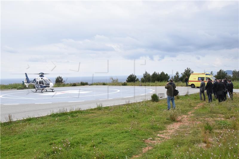 Dubrovnik - Pokazna vježba hitne helikopterske medicinske službe