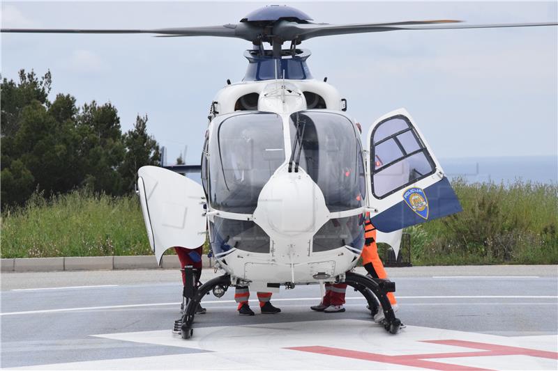 Dubrovnik - Pokazna vježba hitne helikopterske medicinske službe