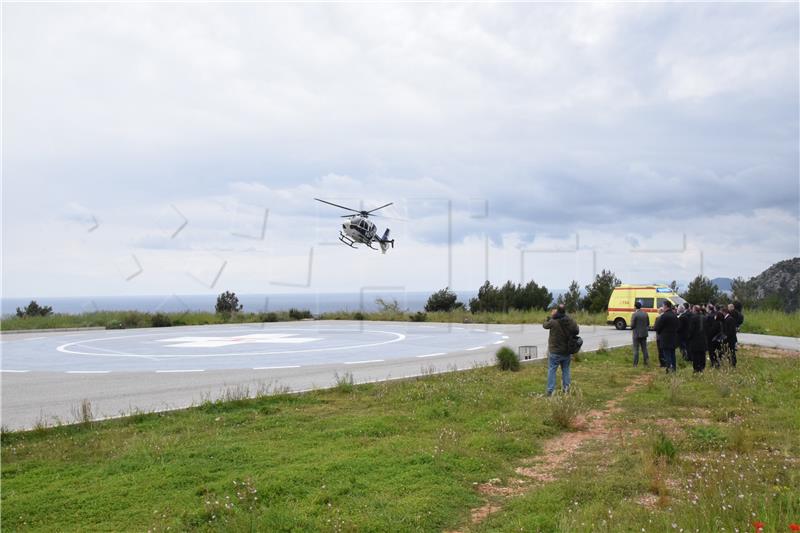 Dubrovnik - Pokazna vježba hitne helikopterske medicinske službe