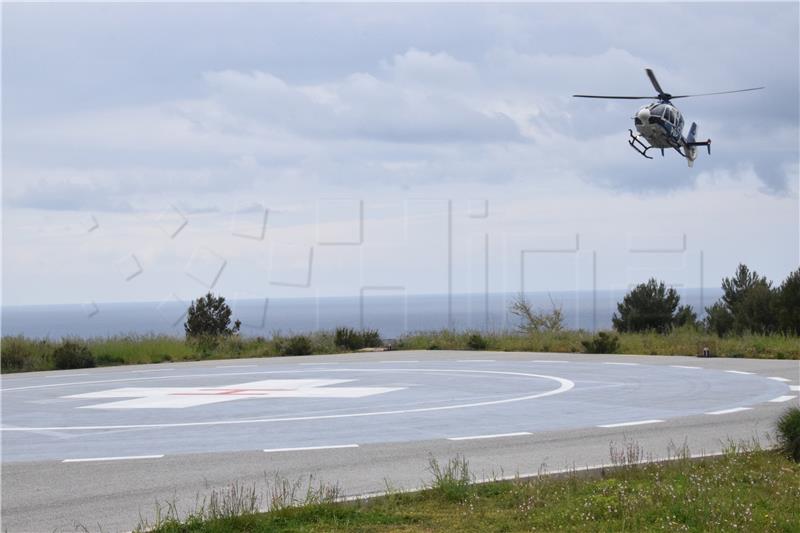 Dubrovnik - Pokazna vježba hitne helikopterske medicinske službe