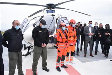 Dubrovnik - Pokazna vježba hitne helikopterske medicinske službe