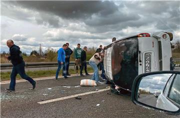 Prometna nesreća na autocesti Zagreb - Karlovac