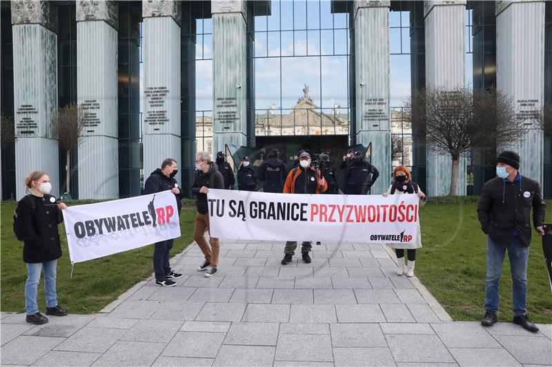 POLAND SUPREME COURT PROTEST