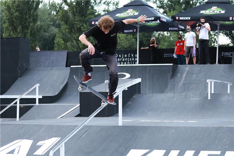 Park for skateboarding, a new Olympic sport in Tokyo, created by Croatians