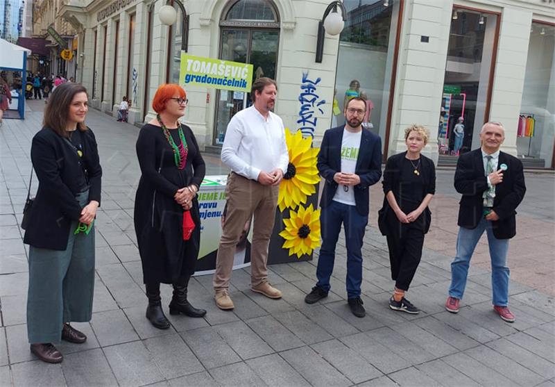 Konferencija za medije čelnika Zeleno lijeve koalicije