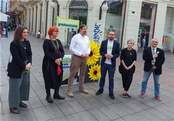 Konferencija za medije čelnika Zeleno lijeve koalicije