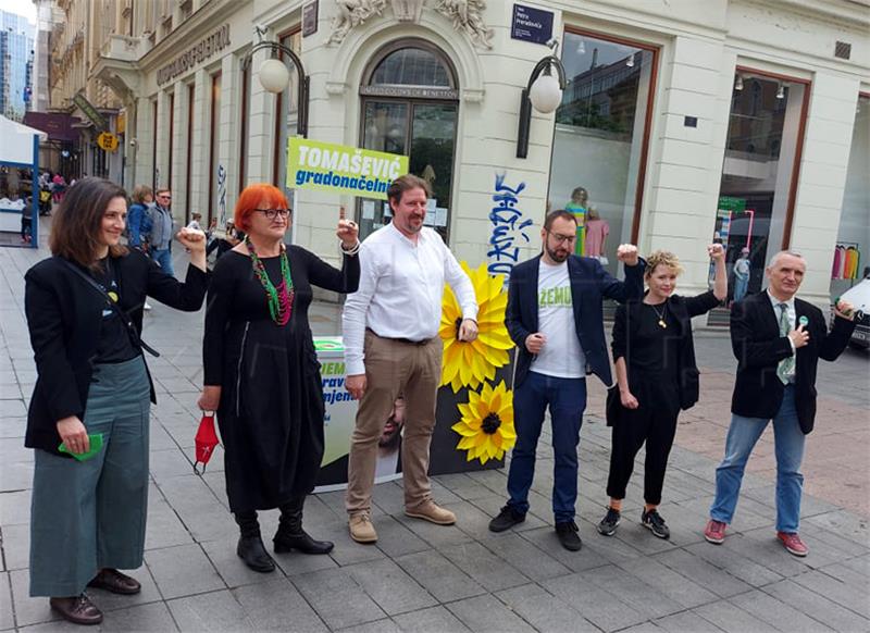 Konferencija za medije čelnika Zeleno lijeve koalicije