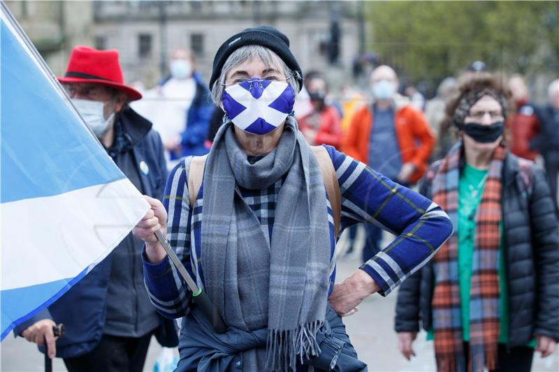 BRITAIN SCOTLAND PROTEST INDEPENDENCE