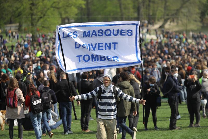 BELGIUM PROTEST ANTI COVID MEASURES