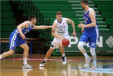 Utakmica 33. kola prvenstva Hrvatske za košarkaše Cibona - Alkar