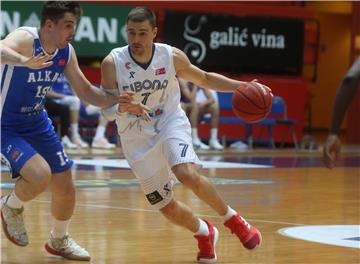 Utakmica 33. kola prvenstva Hrvatske za košarkaše Cibona - Alkar