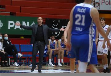 Utakmica 33. kola prvenstva Hrvatske za košarkaše Cibona - Alkar