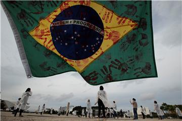 BRAZIL CORONAVIRUS COVID19 PANDEMIC VICTIMS RALLY