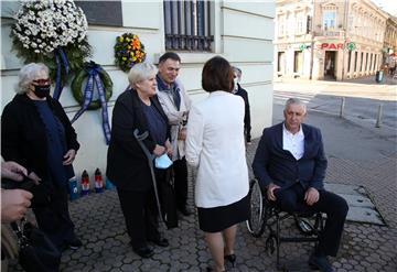 Pavičić Vukičević odala počast civilima stradalima prilikom raketiranja Zagreba