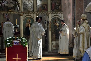 Okučani: Liturgija u povodu Uskrsa po julijanskom kalendaru