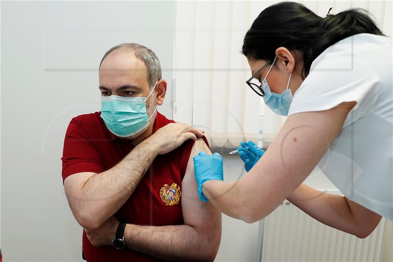 ARMENIA VACCINE CORONAVIRUS PANDEMIC