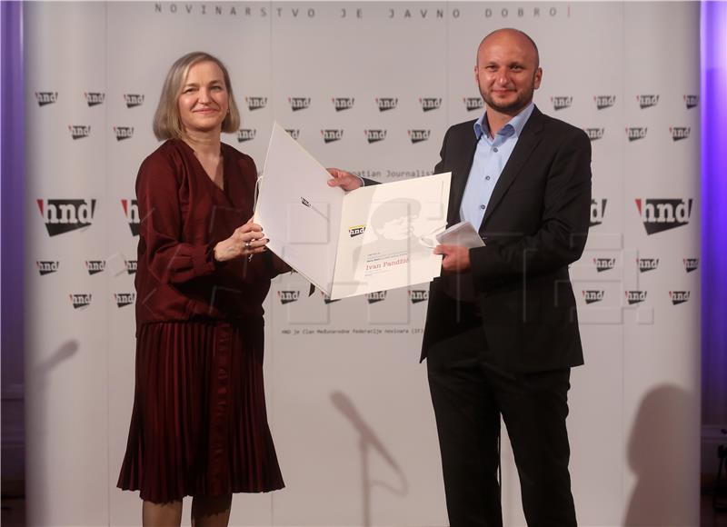 Croatian Journalists Association presents annual awards