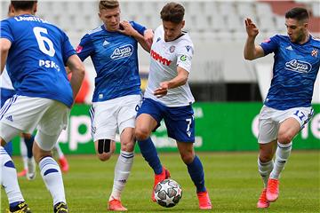 Zaostala utakmica 22. kola Prve HNL Hajduk - Dinamo                            