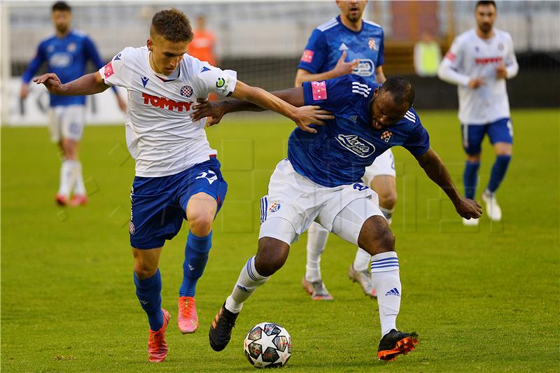 Zaostala utakmica 22. kola Prve HNL Hajduk - Dinamo                            