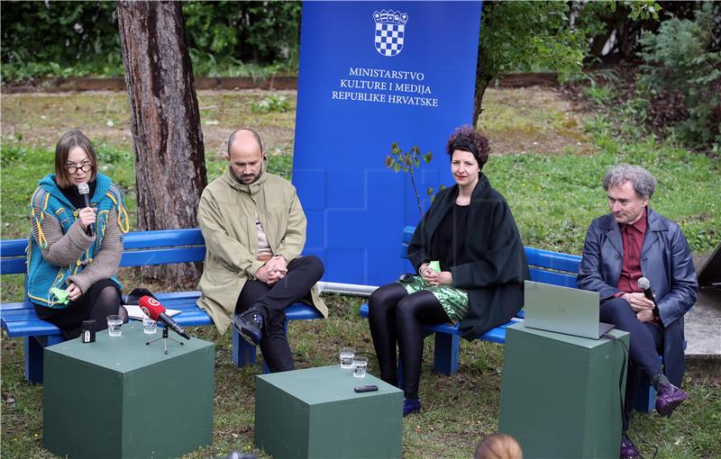 Press povodom predstavljanja Hrvatskog paviljona na 17. Venecijanskom bijenalu