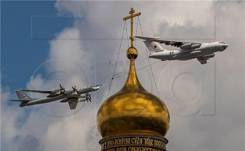 RUSSIA VICTORY PARADE REHEARSAL