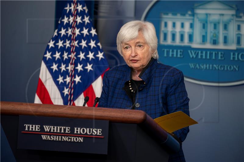 USA WHITE HOUSE PSAKI YELLEN PRESS