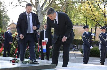 Wreath-laying ceremonies held in Zagreb on the occasion of Victory Day