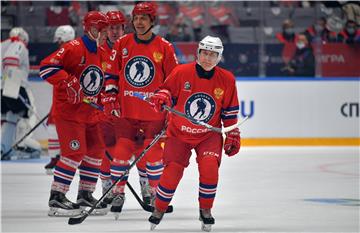 RUSSIA PUTIN ICE HOCKEY