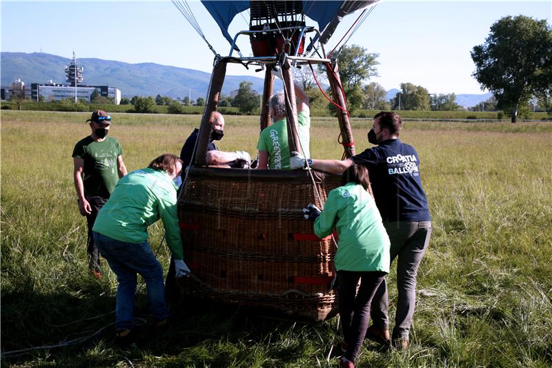 Greenpeaceov performans u sklopu kampanje #ZazeleniGrad