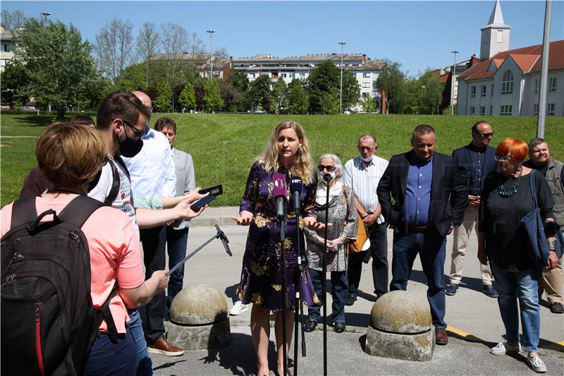 Konferencija za medije kandidata za gradonačelnika Zagreba Joška Klisovića