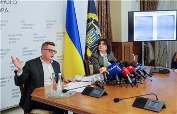 UKRAINE MEDVEDCHUK PROSECUTOR GENERAL BRIEFING