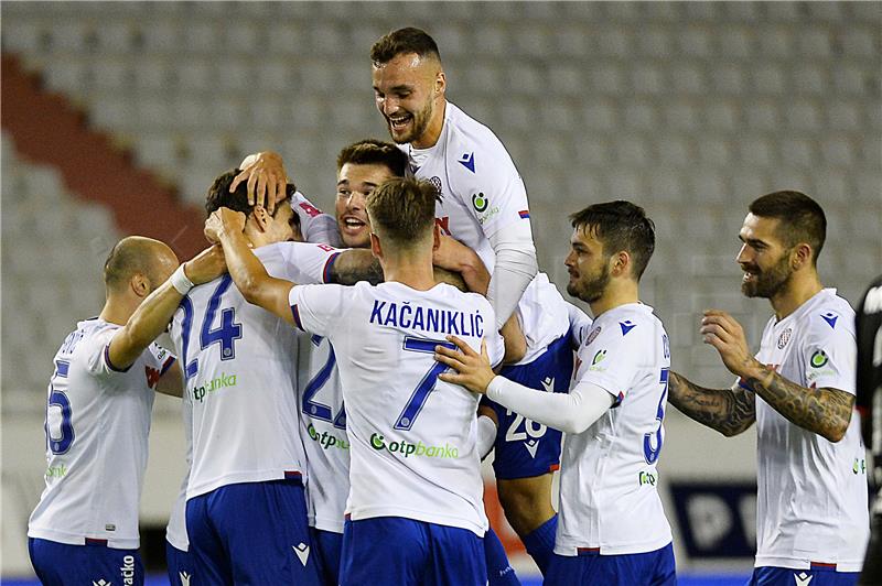 Prva HNL - Hajduk "razbio" Goricu u borbi za Europu