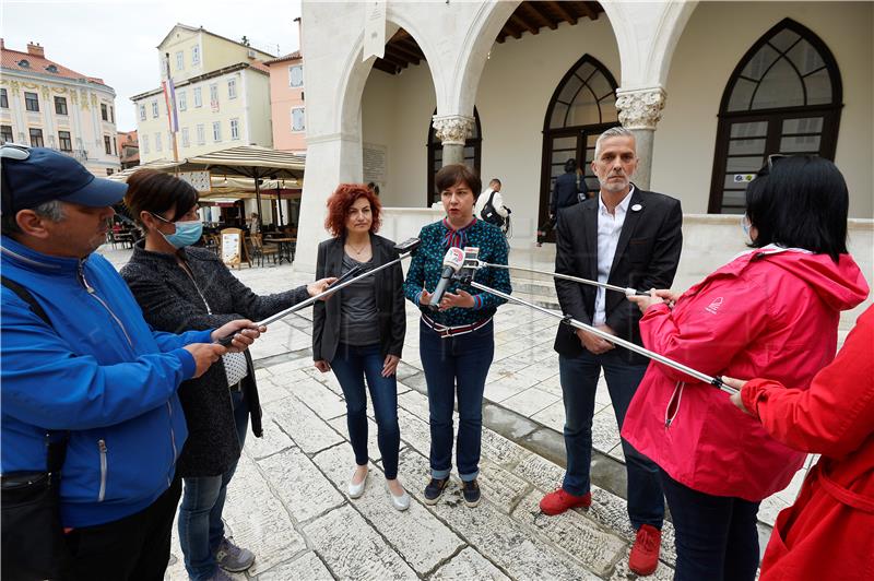 Konferencija koalicije stranaka Možemo!, Pametno za Split i Dalmaciju i Nova ljevica