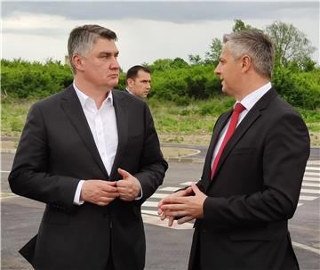 Predsjednik Milanović u Čakovcu obišao Gospodarsku zonu istok