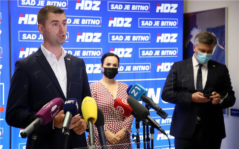 Tiskovna konferencija HDZ-a