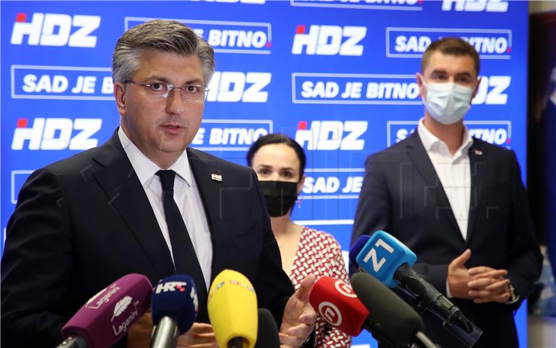 Tiskovna konferencija HDZ-a