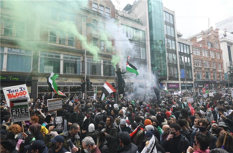 BRITAIN PALESTINE ISRAEL CONFLICTS PROTEST