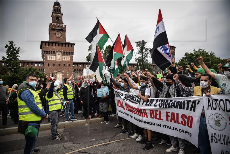 ITALY PALESTINA SUPPORT RALLY