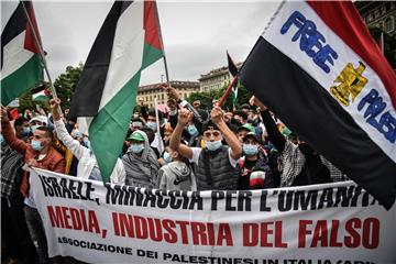 ITALY PALESTINA SUPPORT RALLY