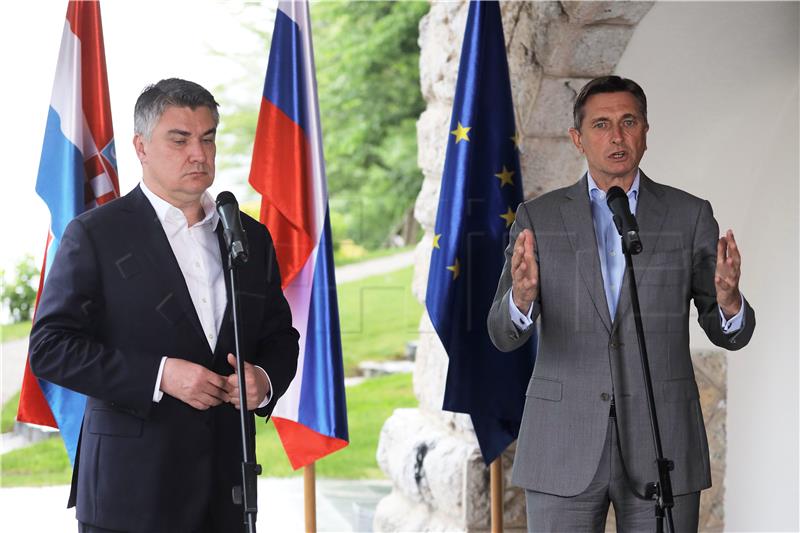 Pahor, Milanović want W. Balkans to take step forward in drawing closer to EU