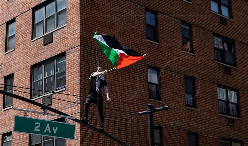 USA NEW YORK PRO PALESTINIAN RALLY