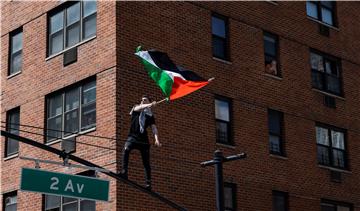 USA NEW YORK PRO PALESTINIAN RALLY